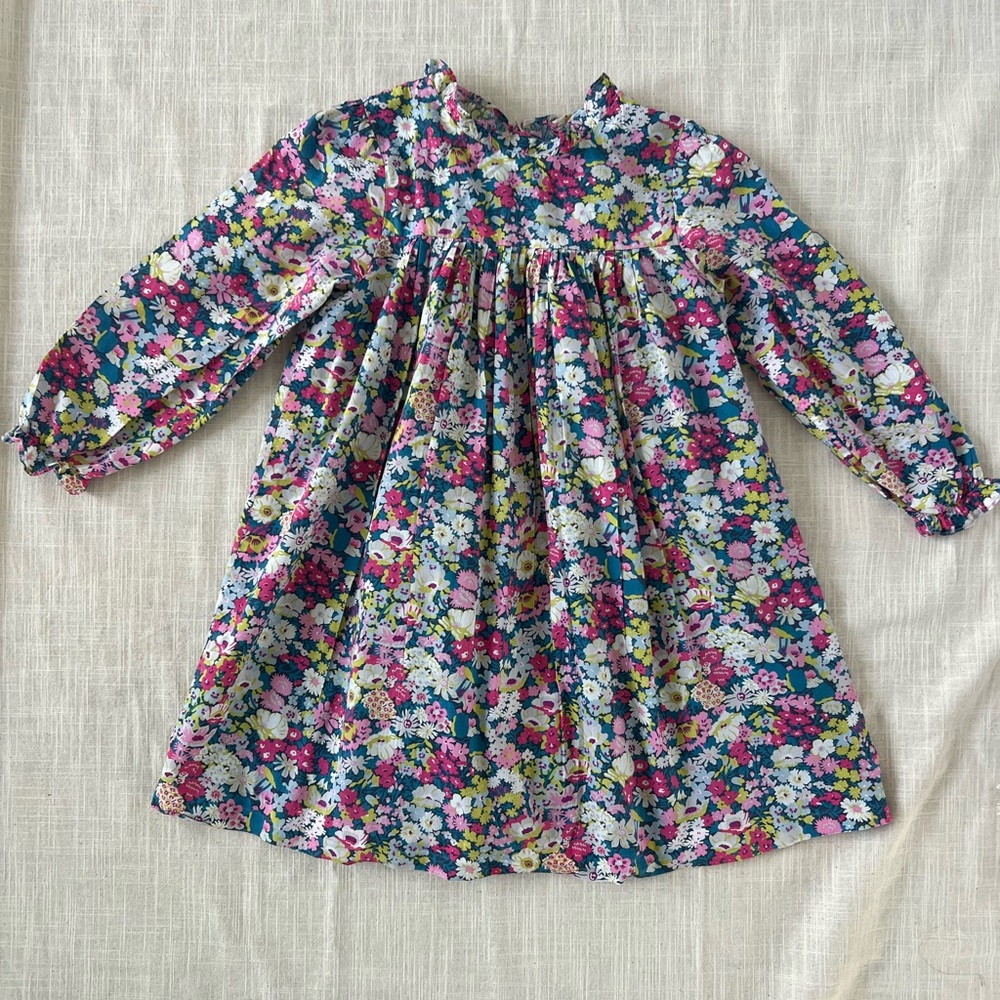 Jacadi Floral Ruffle Dress